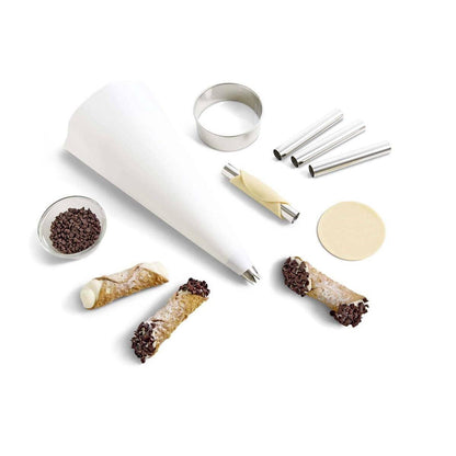 Fante's Cannoli Maker Kit, 7-Piece Set