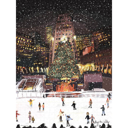 Christmas Baubles In The City Puzzle