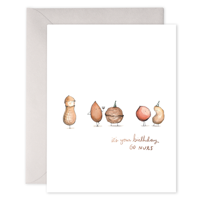 Go Nuts Birthday Greeting Card