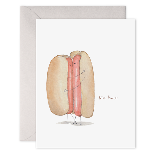 Nice Buns | Love Anniversary Hot Dog Greeting Card