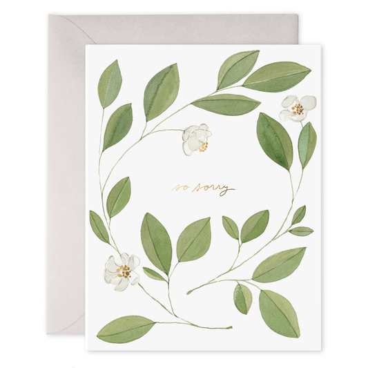 Magnolia | Sympathy Condolence So Sorry Greeting Card