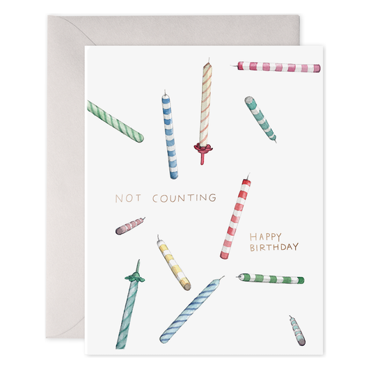 Not Counting Candles | Birthday Greeting Card