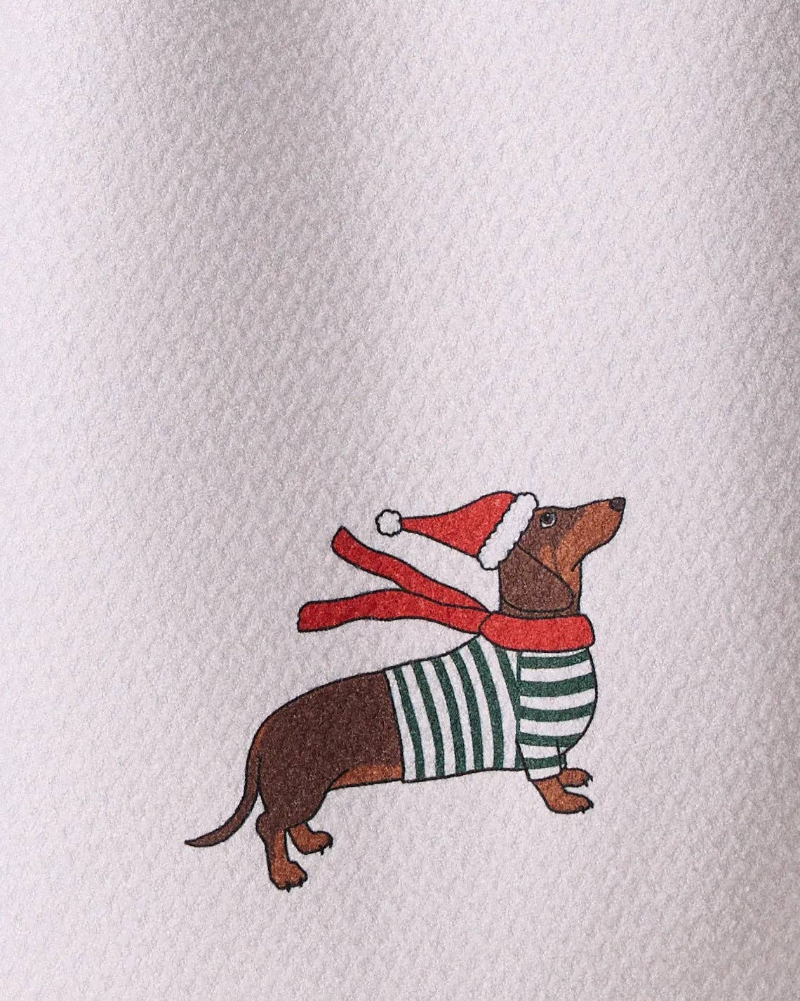 Merry Dachshund Tea Towel - Holiday 2026