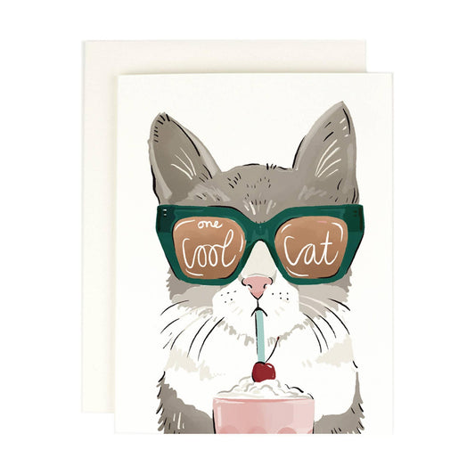 Cool Cat 2.0 Greeting Card