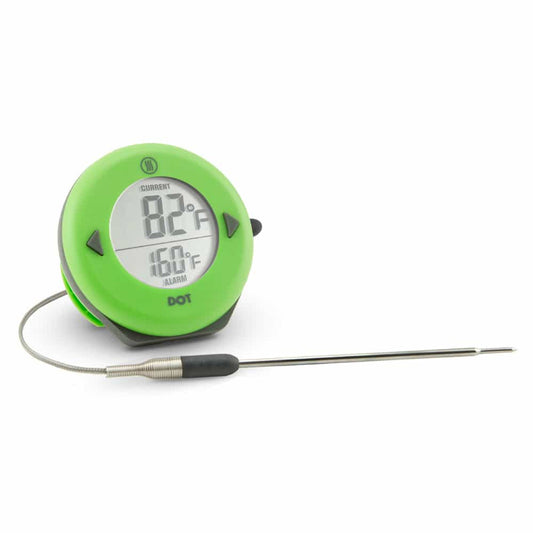 Thermoworks DOT Simple Alarm Thermometer - Green