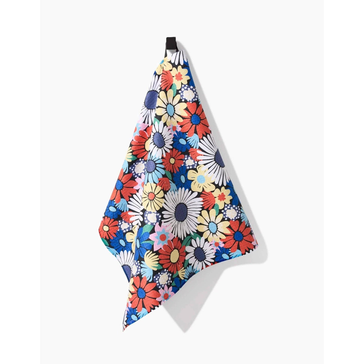 Wildflowers Bouquet Geometry Tea Towel