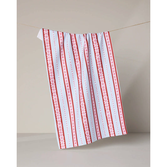 Dreaming of You Geometry Tea Towel