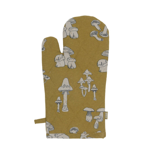 Oven Glove - Mushroom - Yellow