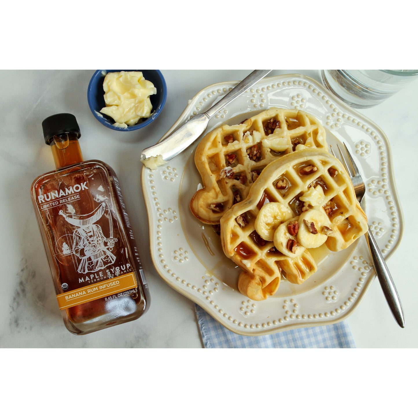 LIMITED RELEASE Banana Rum Infused Organic Maple Syrup