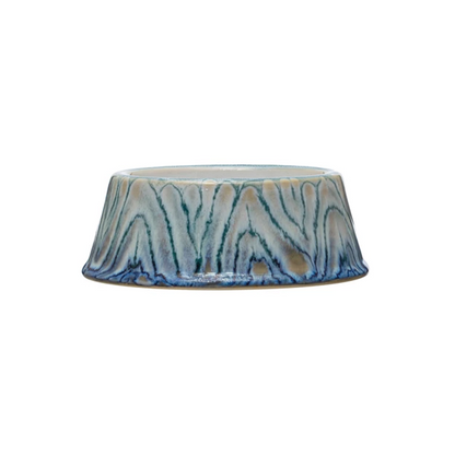 Reactive Glaze Stoneware Pet Bowl