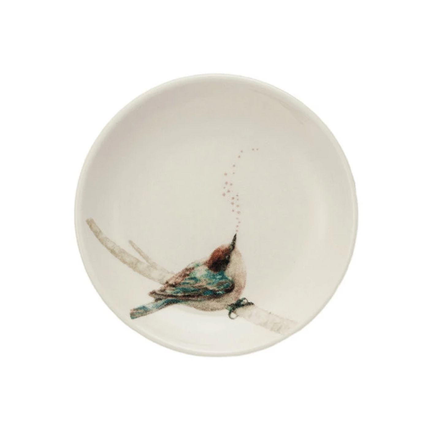 Painted Bird 4" Mini Plates