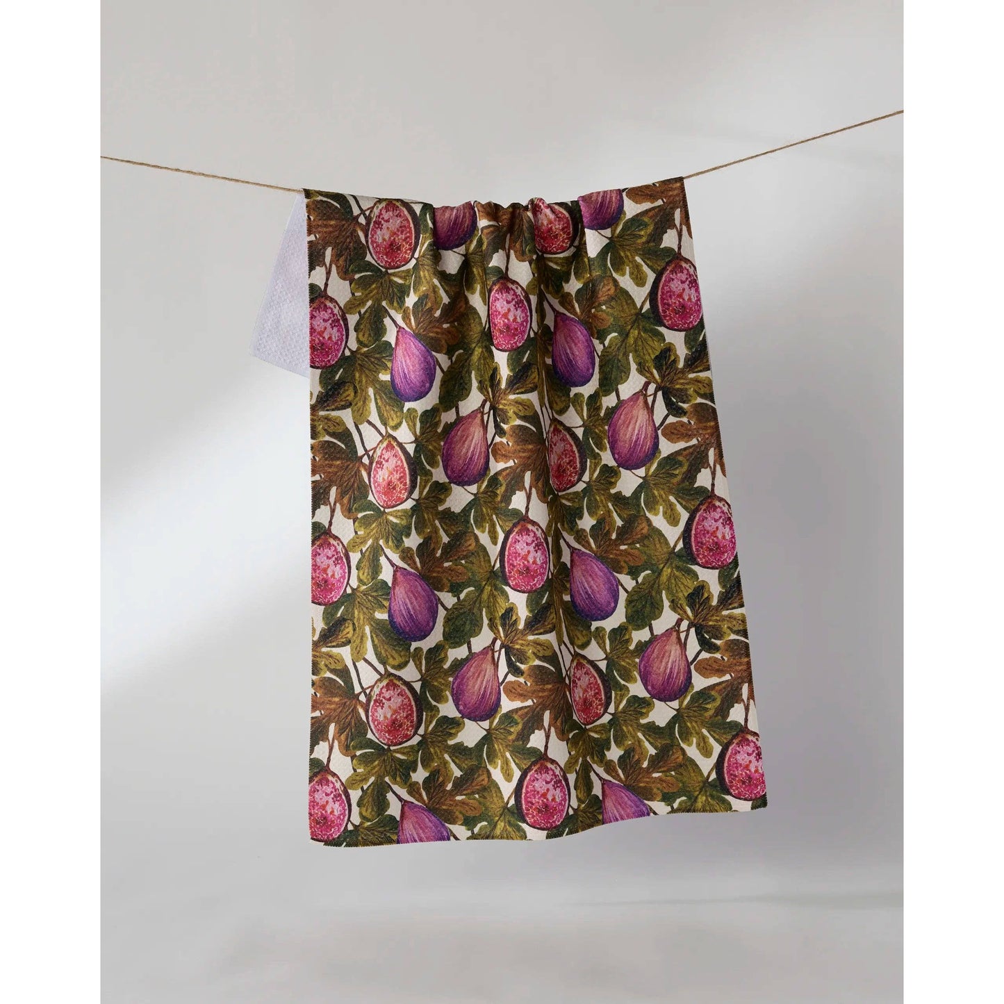 Wild Fig Geometry Tea Towel