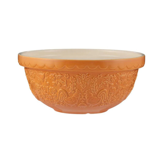 Mason Cash Home To Roost S24 Sienna Orange Mixing Bowl