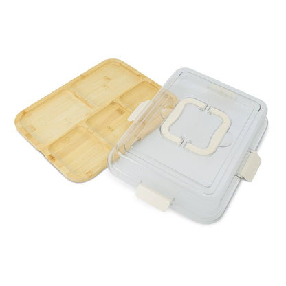 Divided Charcuterie Storage Tray