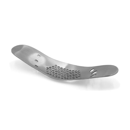 Garlic Crusher w/Herb Striper Stainless Steel