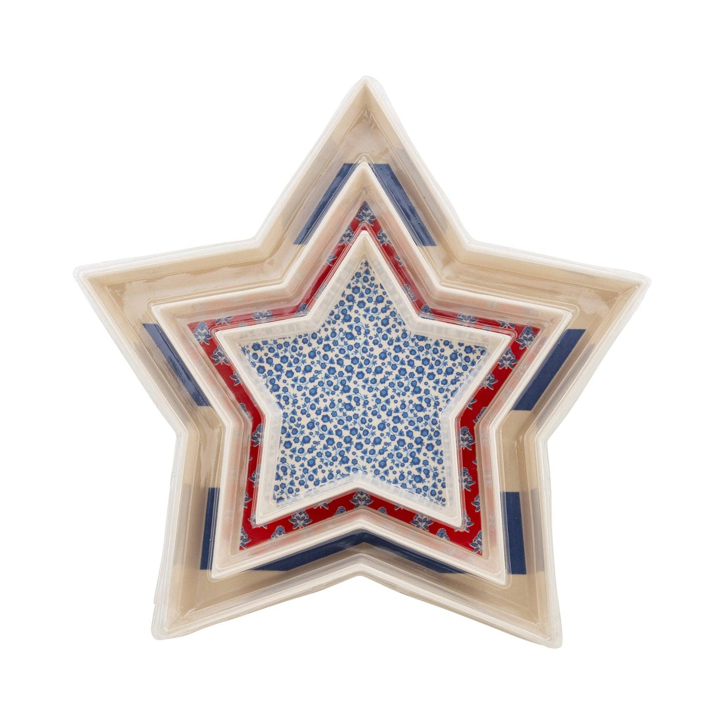 Stacking Stars Bamboo Trays