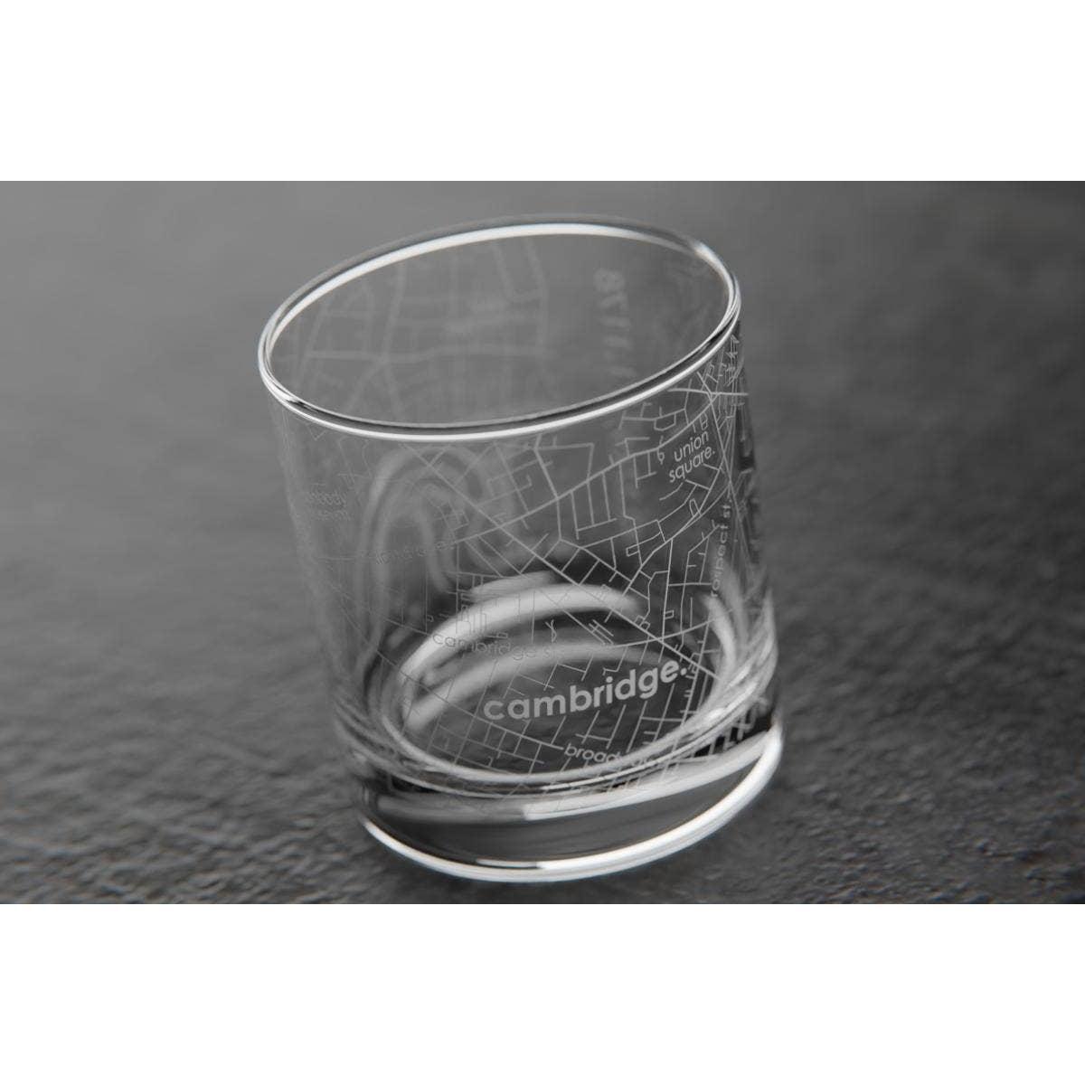 Tallahassee Florida State University College Town Etched Whiskey Rocks Glass - 11 oz