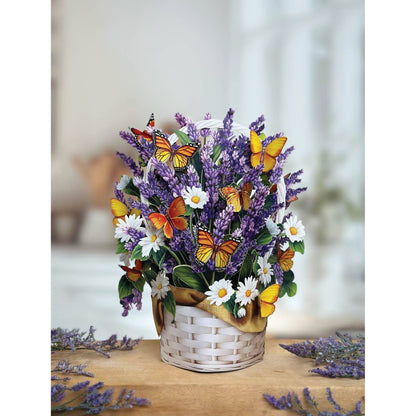 Lavender & Butterflies Pop-up Greeting Cards