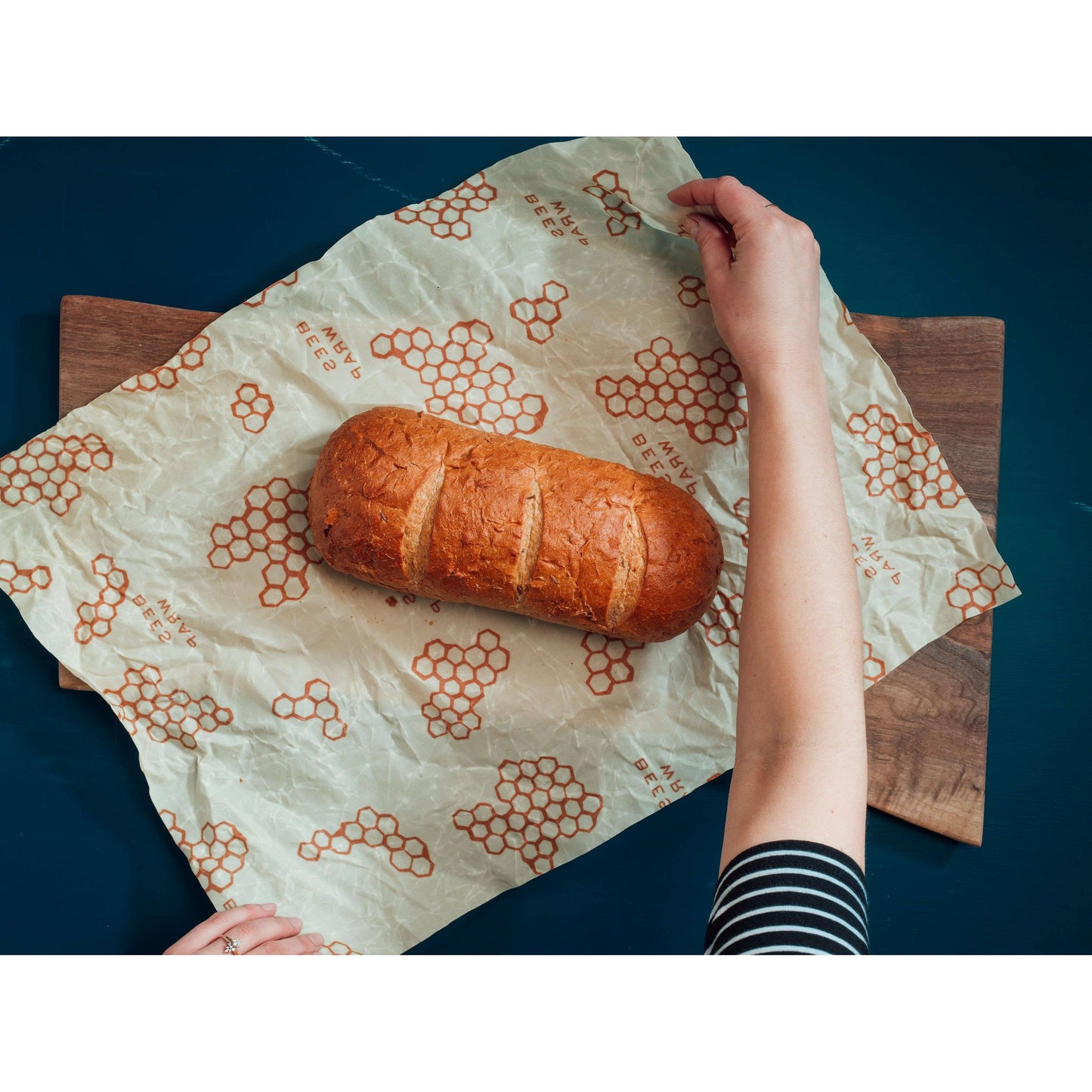 Bee's Wrap Bread Wrap - Honeycomb Pattern