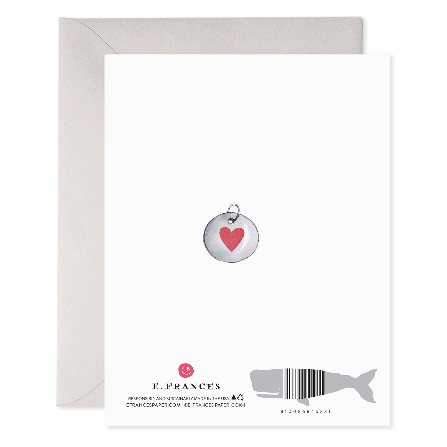 Pet Collar | Dog Sympathy Condolence Greeting Card