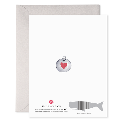 Pet Collar | Dog Sympathy Condolence Greeting Card