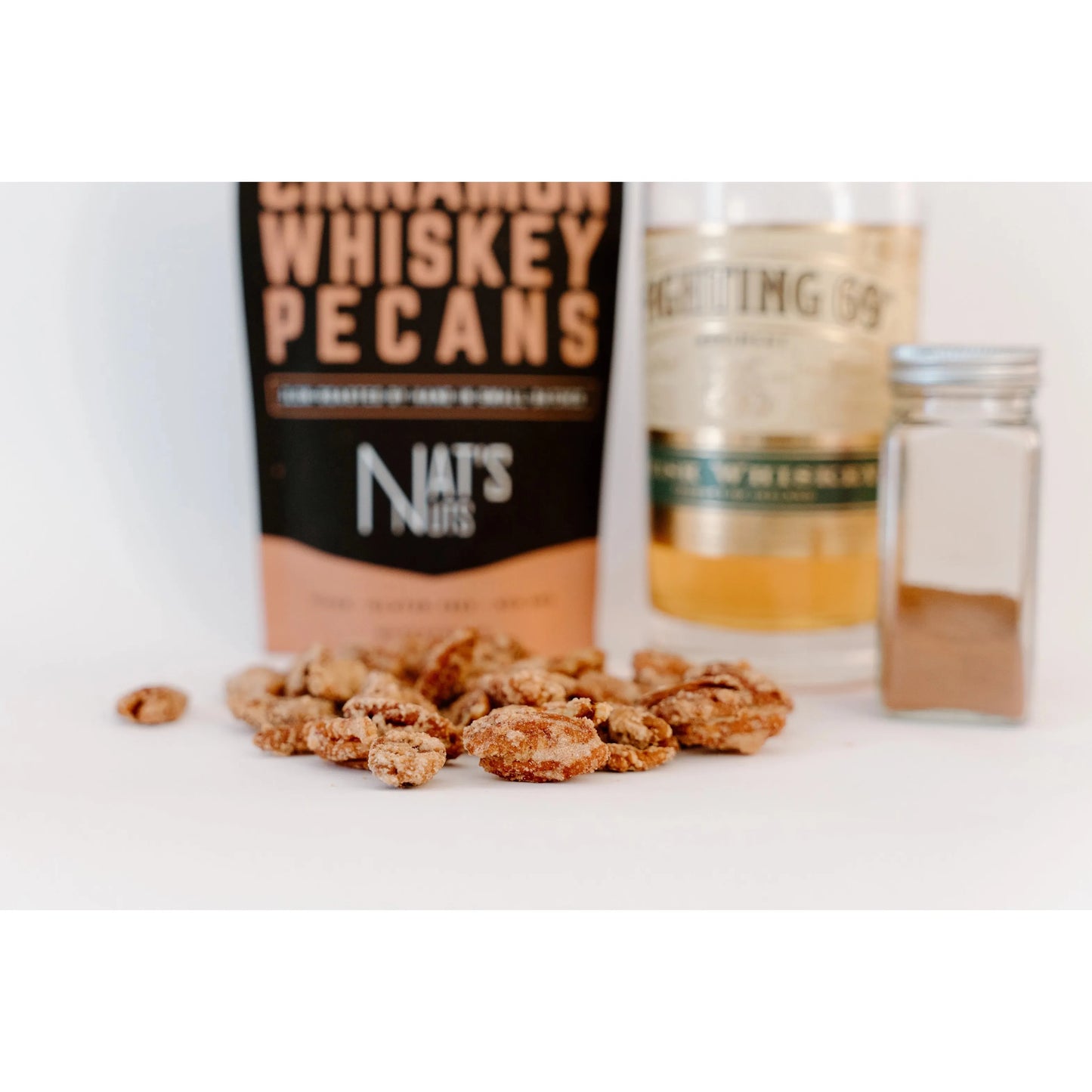 Cinnamon Whiskey Pecans