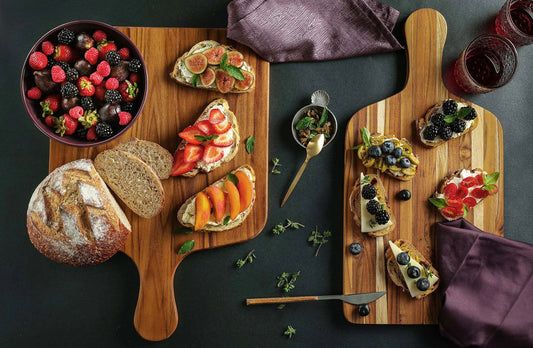 Teak Medium Marine Paddle Cutting & Serving Board