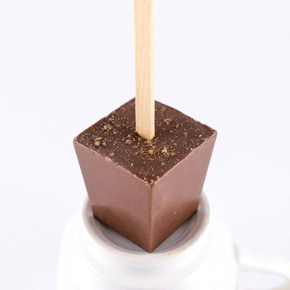 Hot Chocolate on a Stick, Single: Salted Caramel + Milk Chocolate