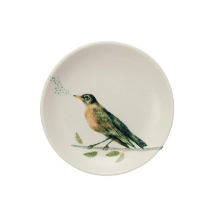 Painted Bird 4" Mini Plates