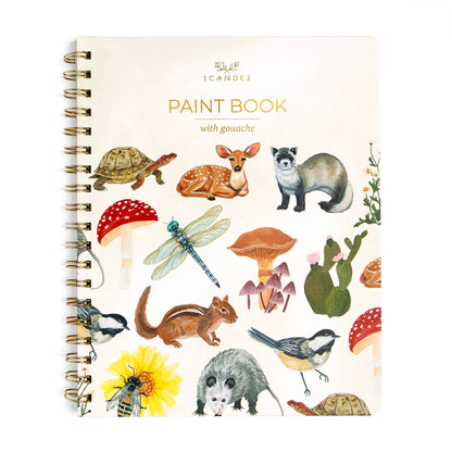 Flora & Fauna Learn-To-Paint Gouache Paint Book