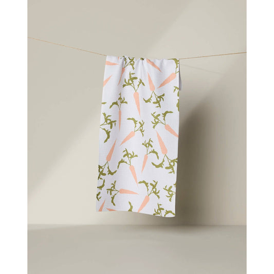 Carrot Toss Geometry Bar Towel