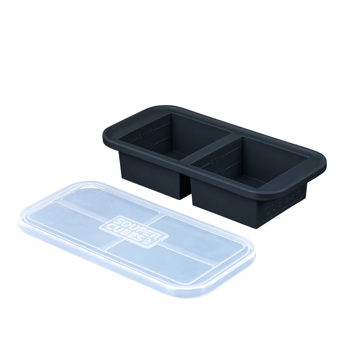 Souper Cubes 2-Cup Silicone Freezing Tray: Aqua