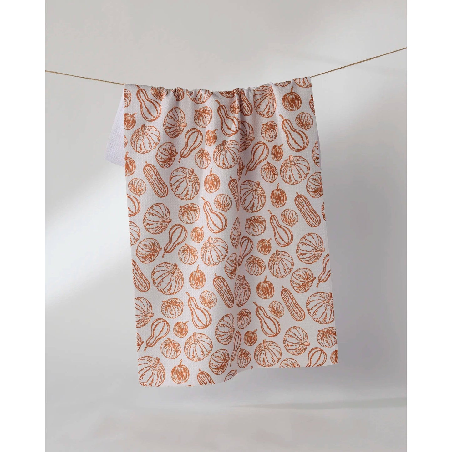 Harvest Sketch Geometry Tea Towel
