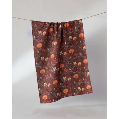 Treat Trail Tea Towel