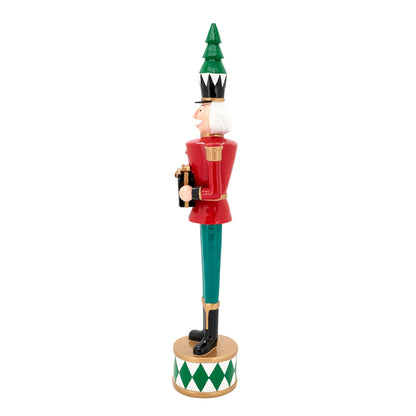 Red& Green Soldier with Gift Figurine