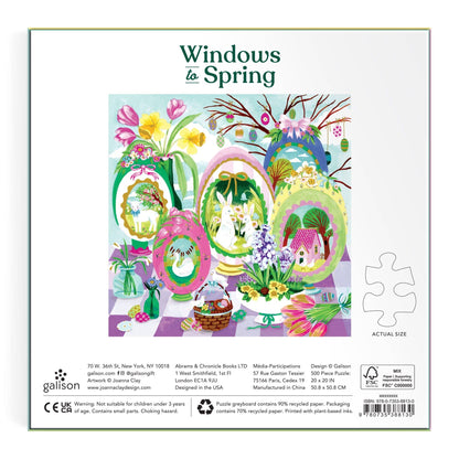Windows to Spring 500 Foil Piece Puzzle