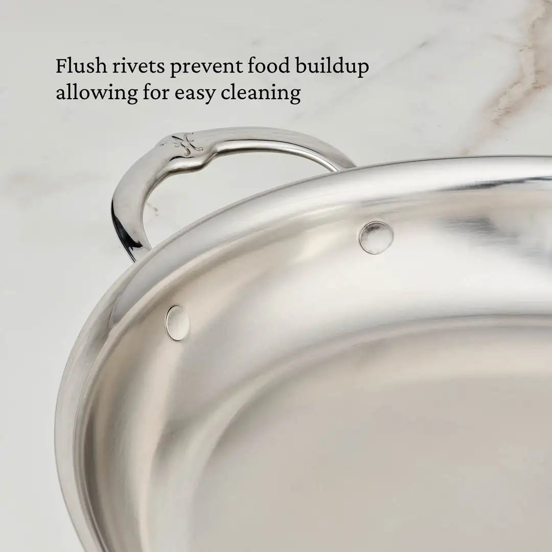 Hestan Clad Oval Roaster, 17.5-Inch x 14-Inch