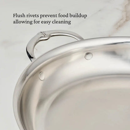 Hestan Clad Oval Roaster, 17.5-Inch x 14-Inch