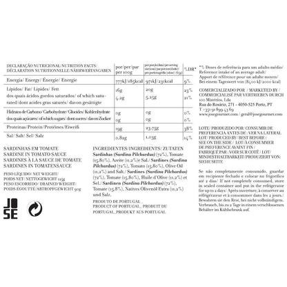 Jose Gourmet Sardines in Tomato Sauce, 125g