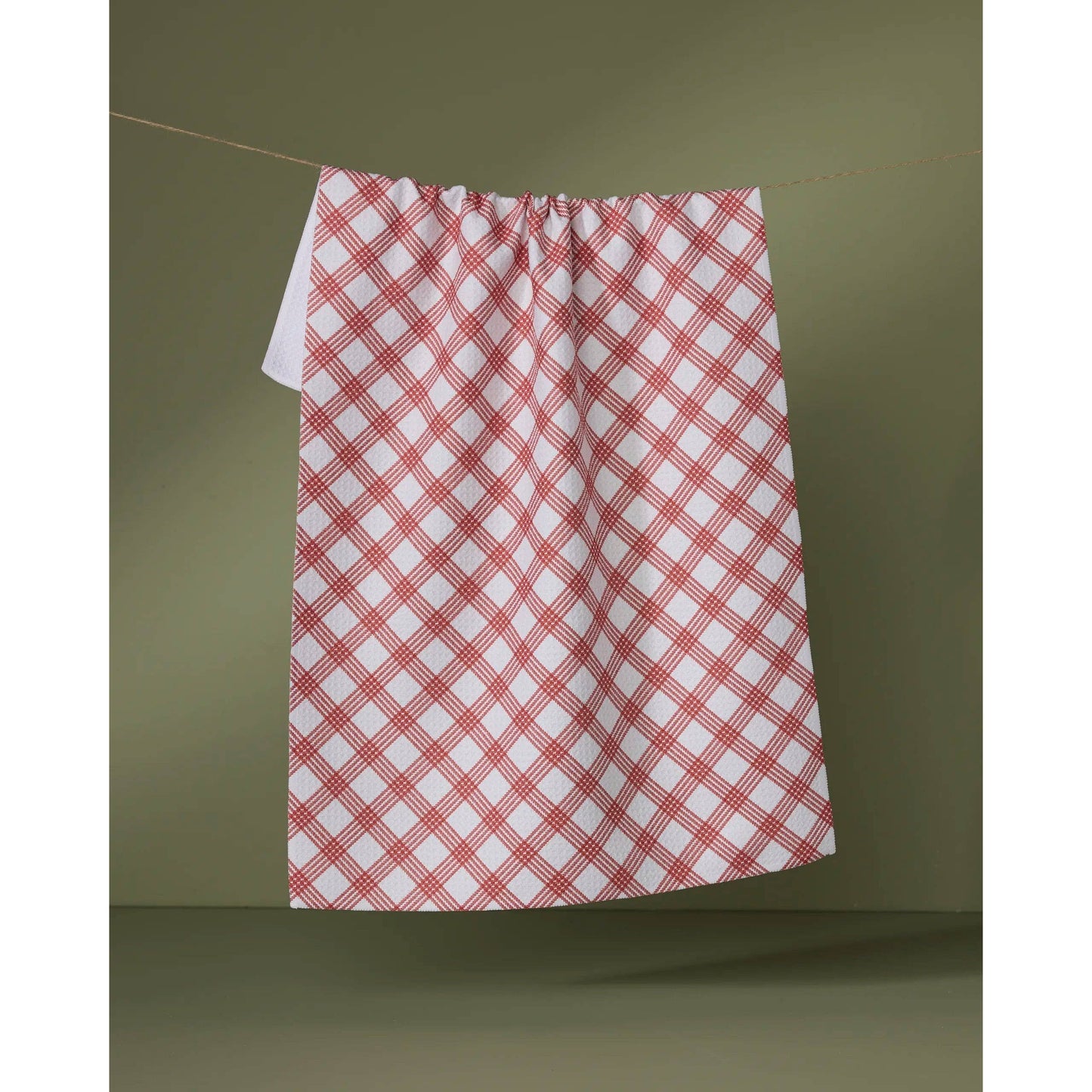 Crimson Wrap Tea Towel