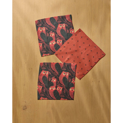 Ember Owl Geometry Dishcloth Set