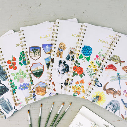 Furry Friends Dogs Learn-To-Paint Gouache Paint Book