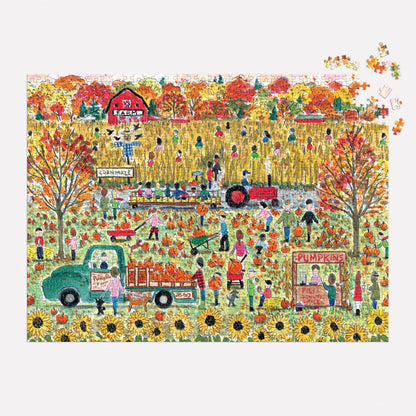 Michael Storrings Pumpkin Patch 1000 Piece Puzzle