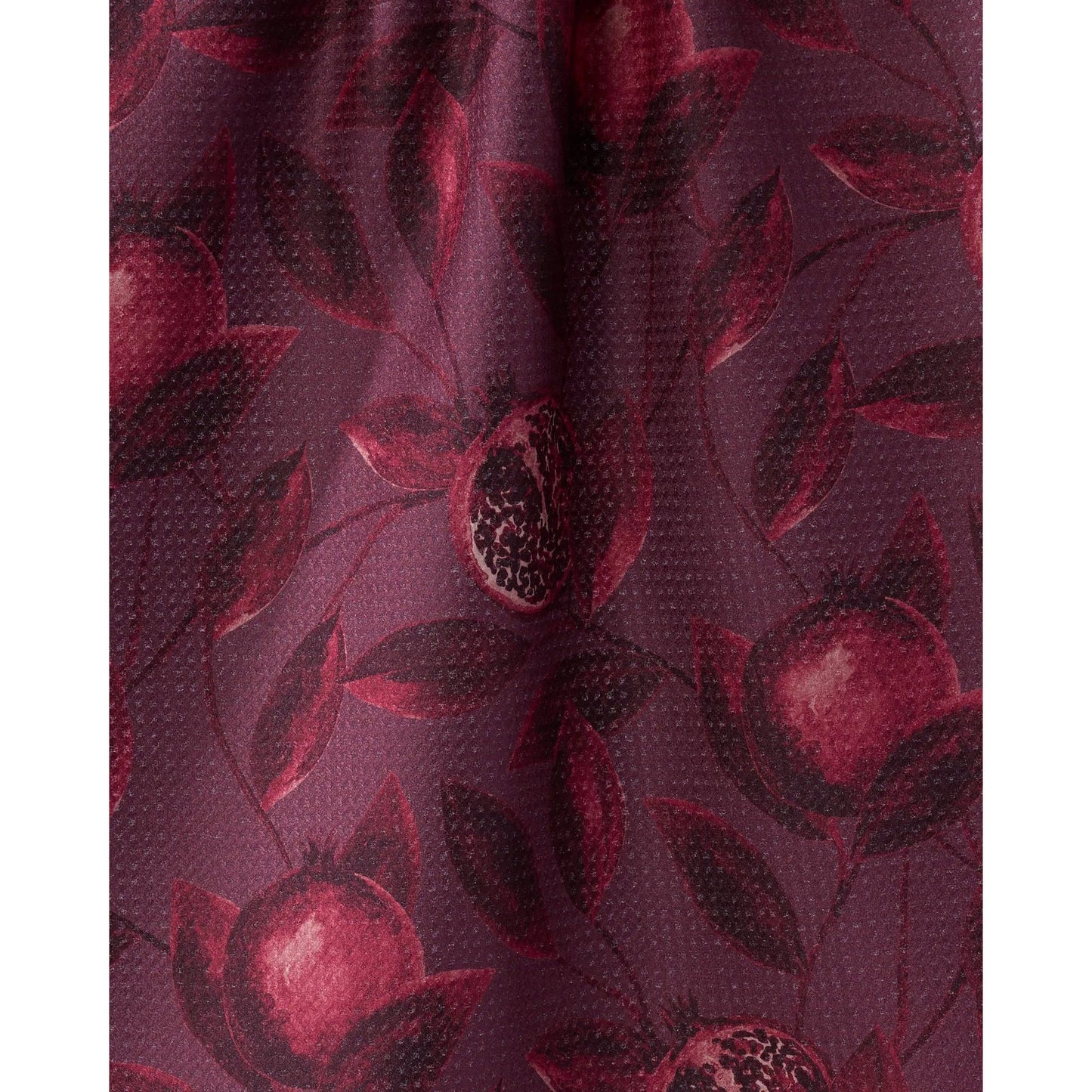 Rich Garnet Geometry Tea Towel
