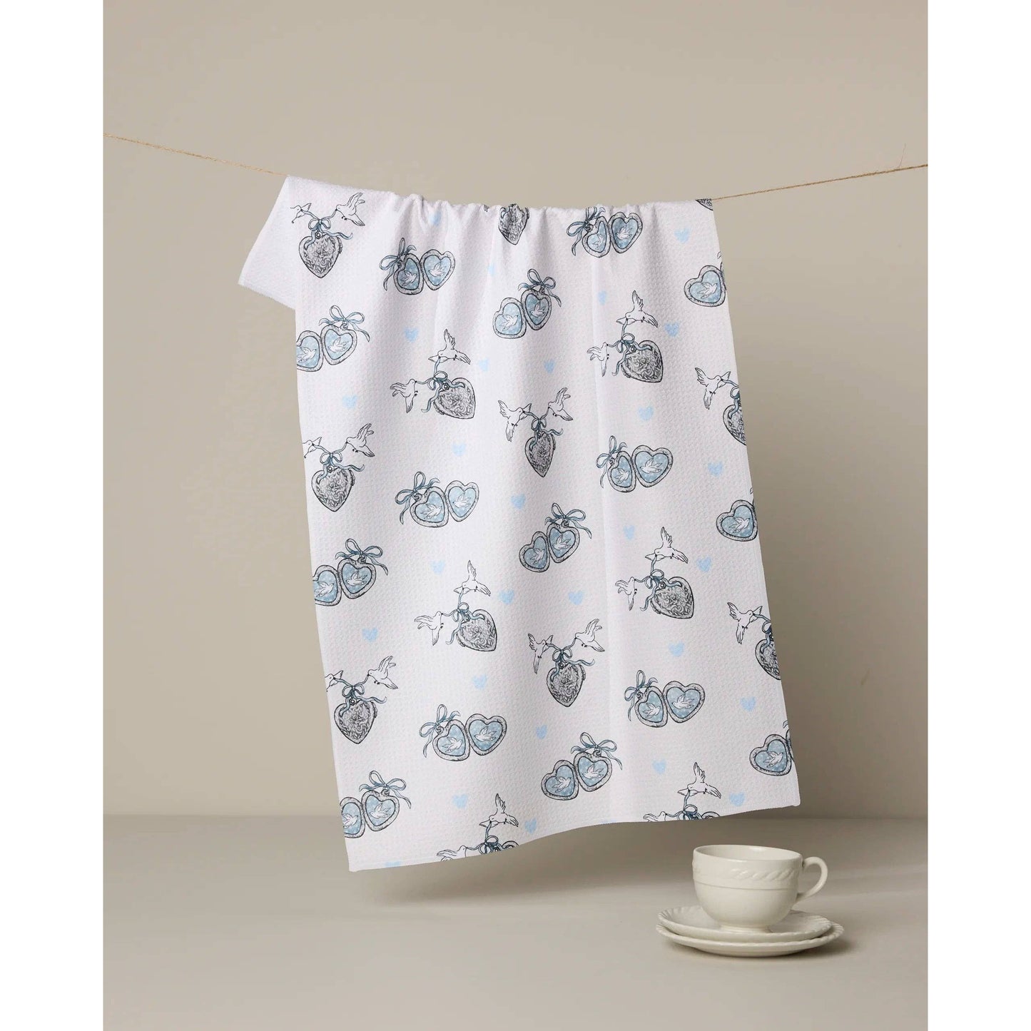 Easter Peace Geometry Tea Towel