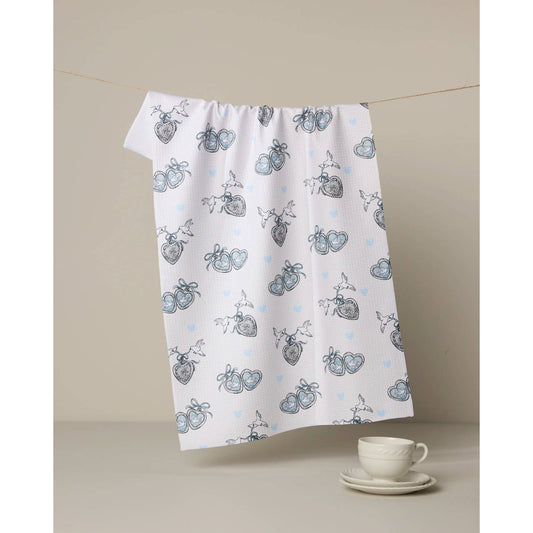 Easter Peace Geometry Tea Towel