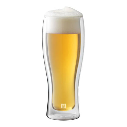 Beer Glasses, Set of 4, 14oz & 16oz