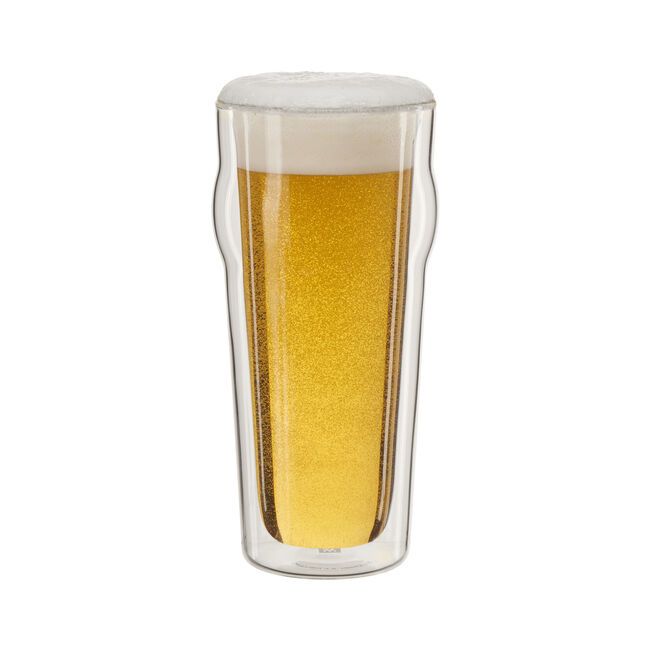 Beer Glasses, Set of 4, 14oz & 16oz
