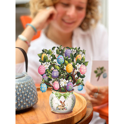 Mini Easter Egg Tree Greeting Card