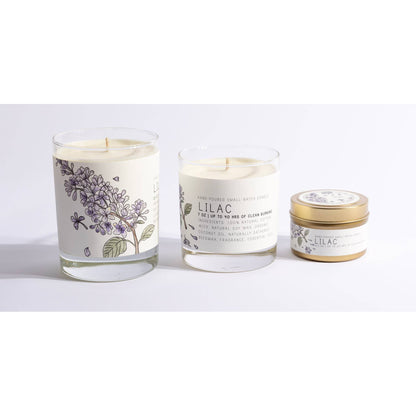 Lilac - Medium Glass - Just Bee Candle
